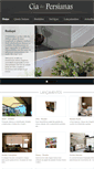 Mobile Screenshot of ciadaspersianas.com